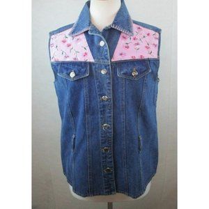 Threads on Threads Women's Denim Vest, Size M